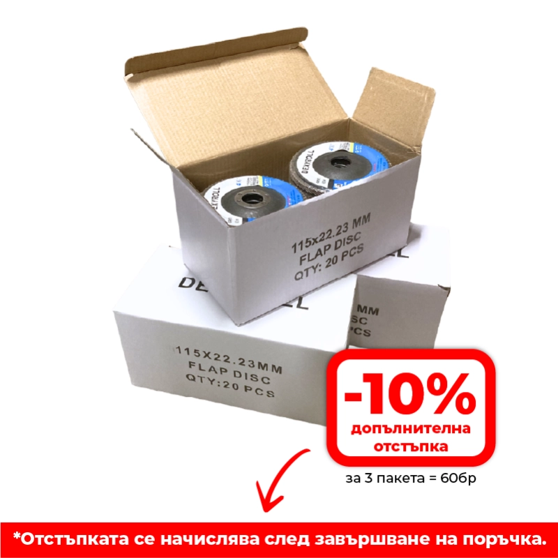 Disc lamelar din oxid de aluminiu ø115mm