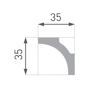 Plintă decorativă E-11