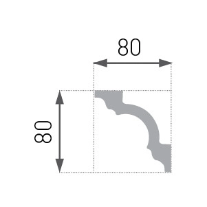 Plintă decorativă E-15