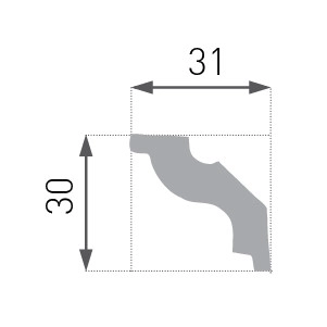 Plintă decorativă E-22