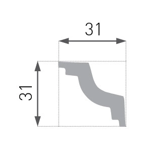 Plintă decorativă E-28