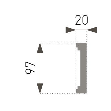 Plintă decorativă E-29