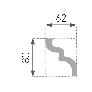 Plintă decorativă E-9