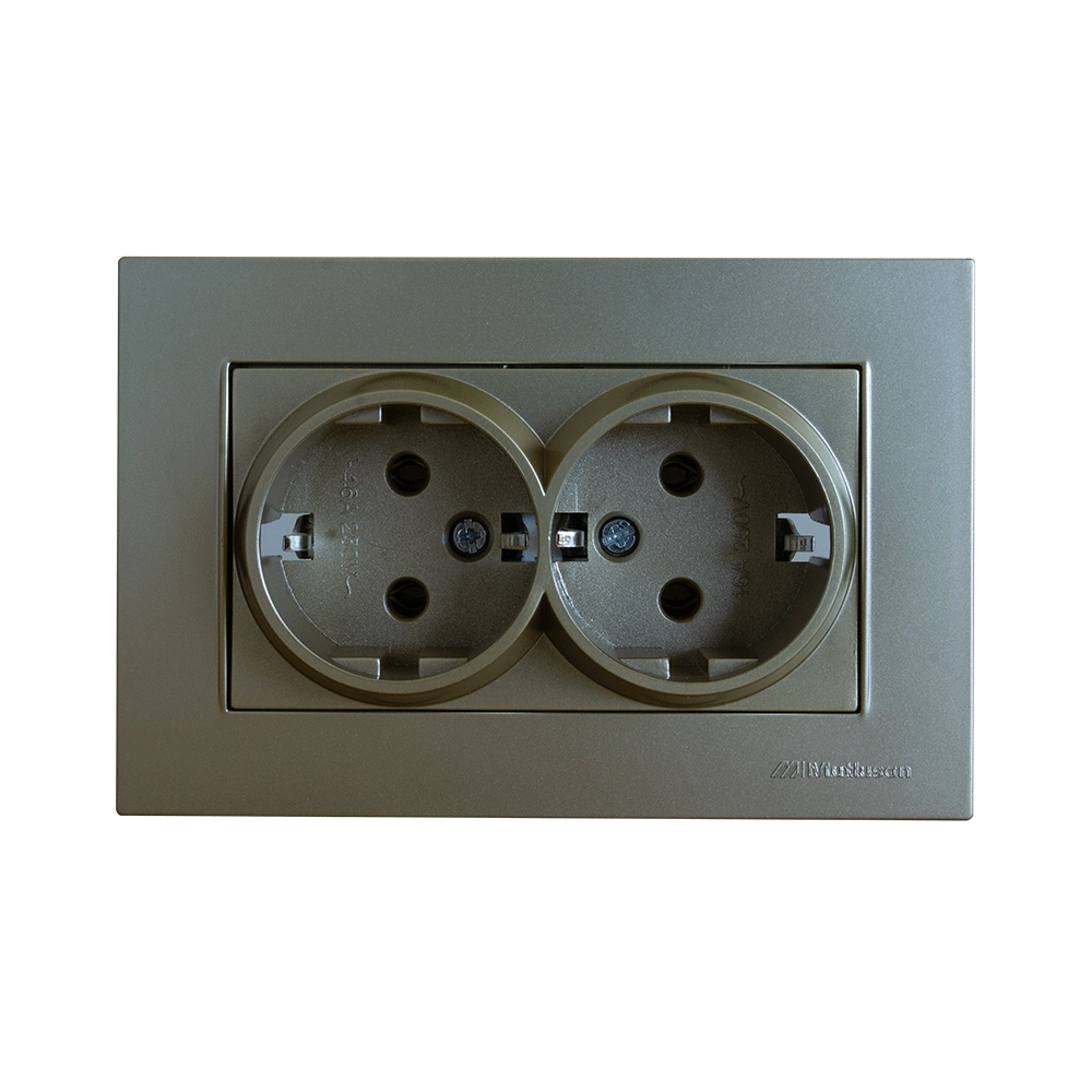 Priză shuko dublă 16A Titan Rita Mutlusan