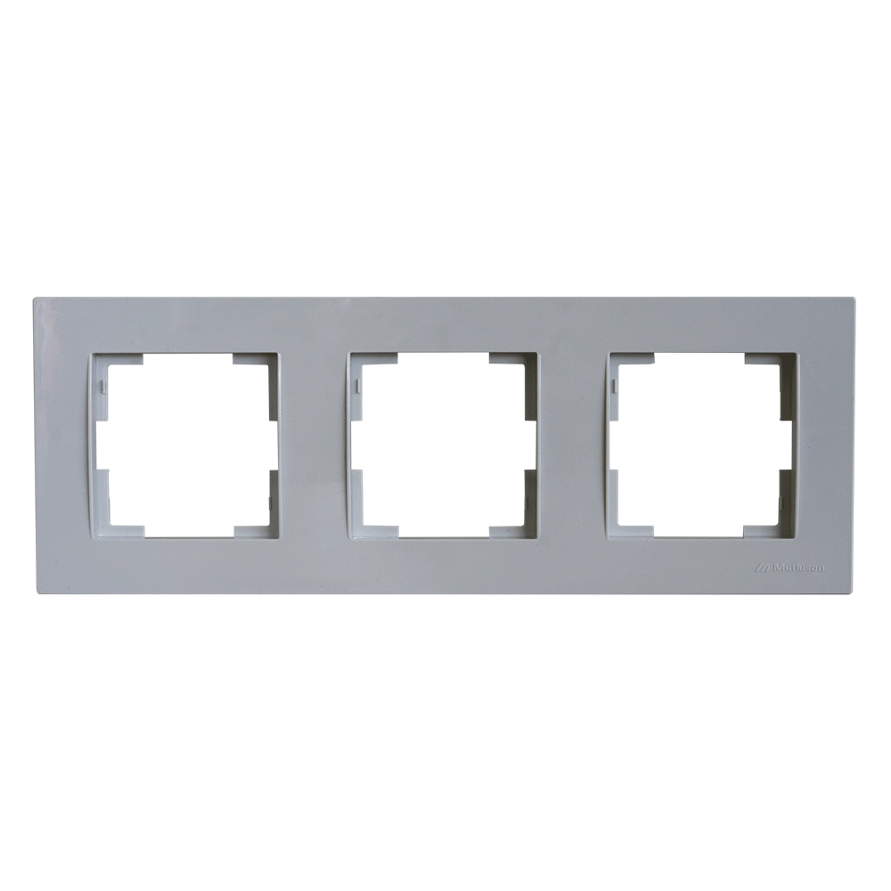 Cadru orizontal triplu Gri Rita Mutlusan