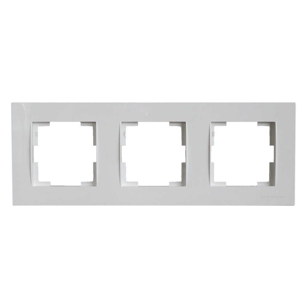 Cadru orizontal triplu Alb Rita Mutlusan