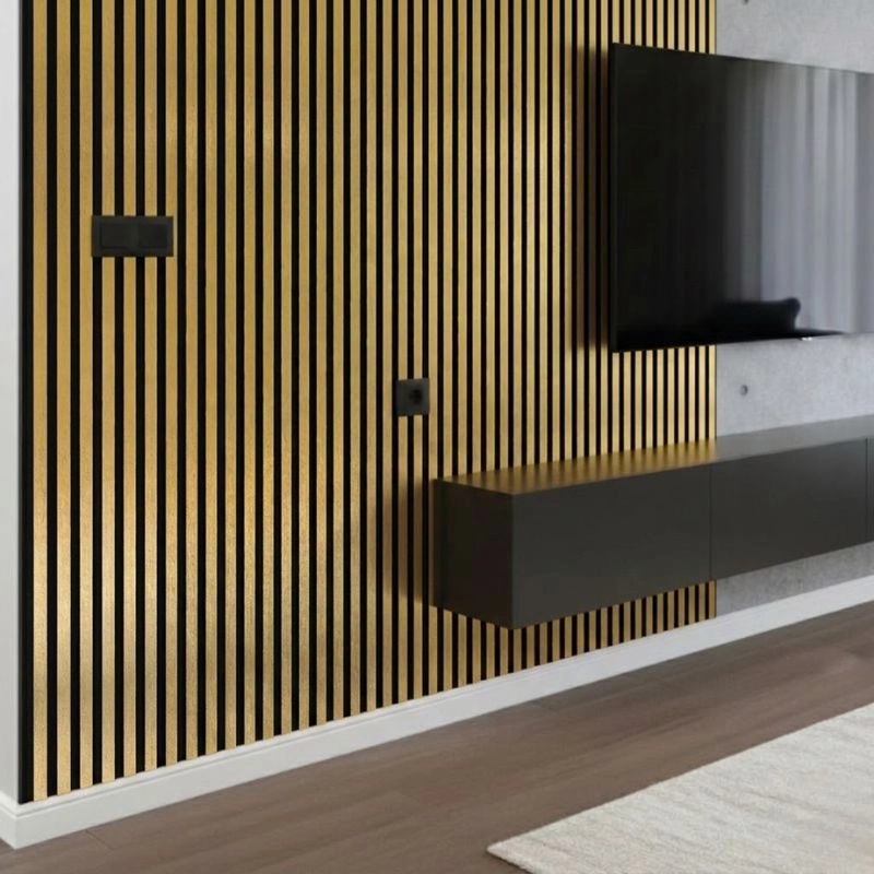 Panou MDF acustic 60x275cm Gold