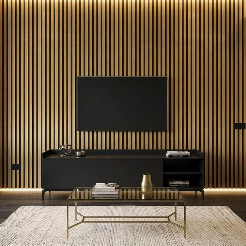 Panou MDF acustic 60x275cm Gold