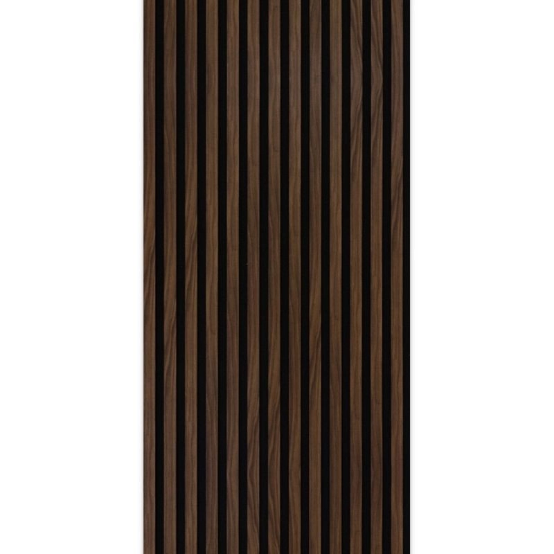 Panou MDF acustic 60x275cm nuc închis + CADOU: Lipici de montare