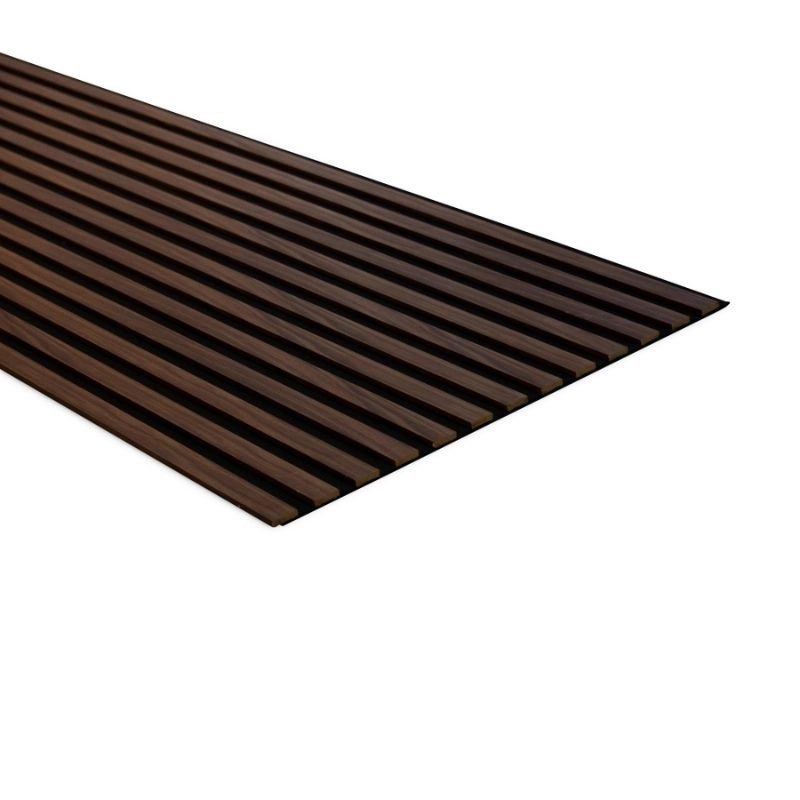 Panou MDF acustic 60x275cm nuc închis + CADOU: Lipici de montare