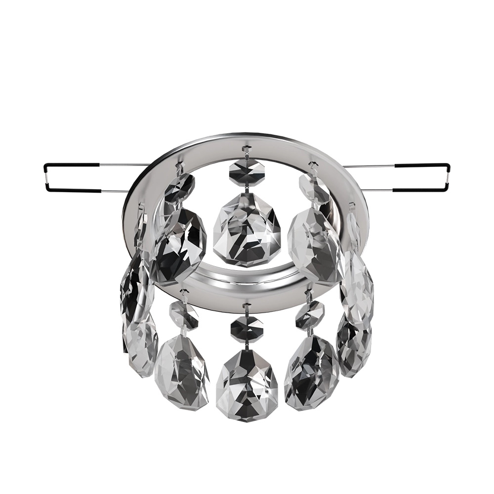 Lună de sticlă cromată