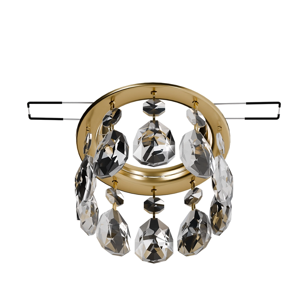 Lună de sticlă aur