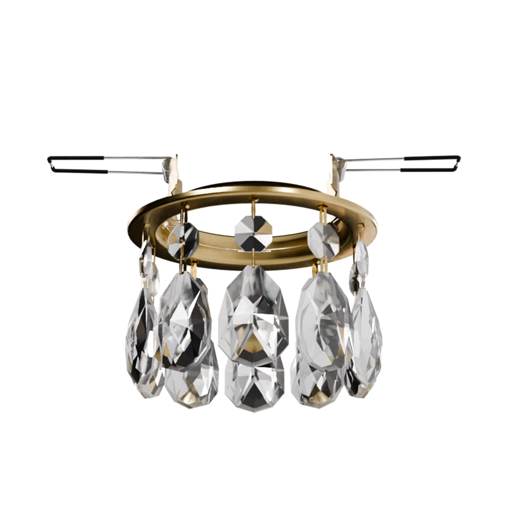 Lună de sticlă aur