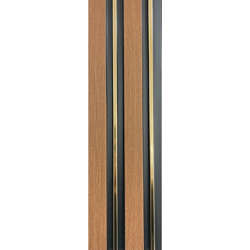 Panoul liniar decorativ din PVC Dubai aur