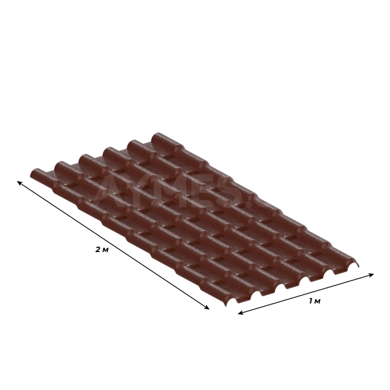 Placi din PVC - maro