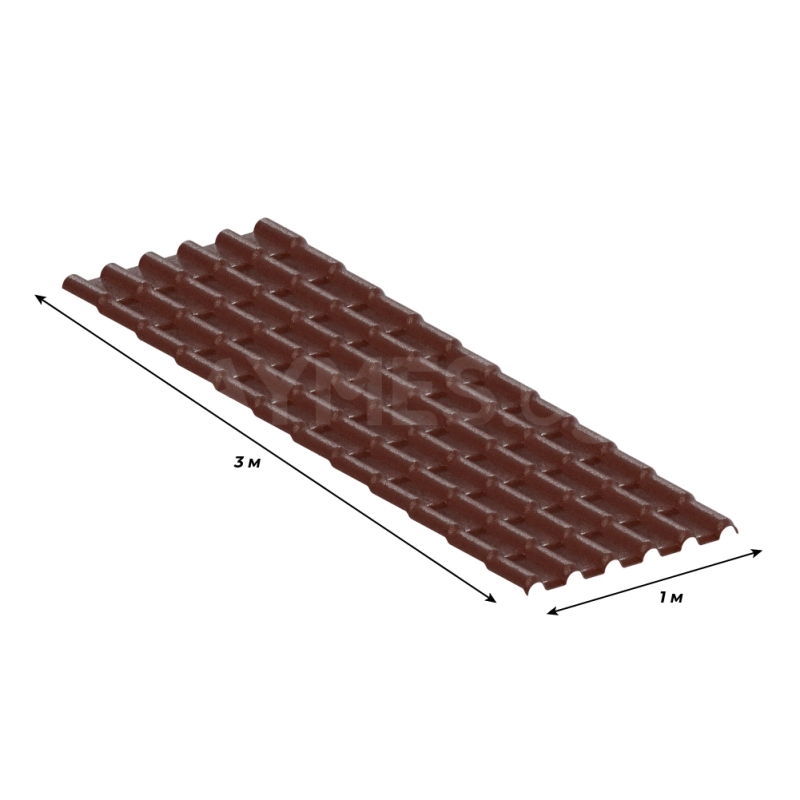 Placi din PVC - maro