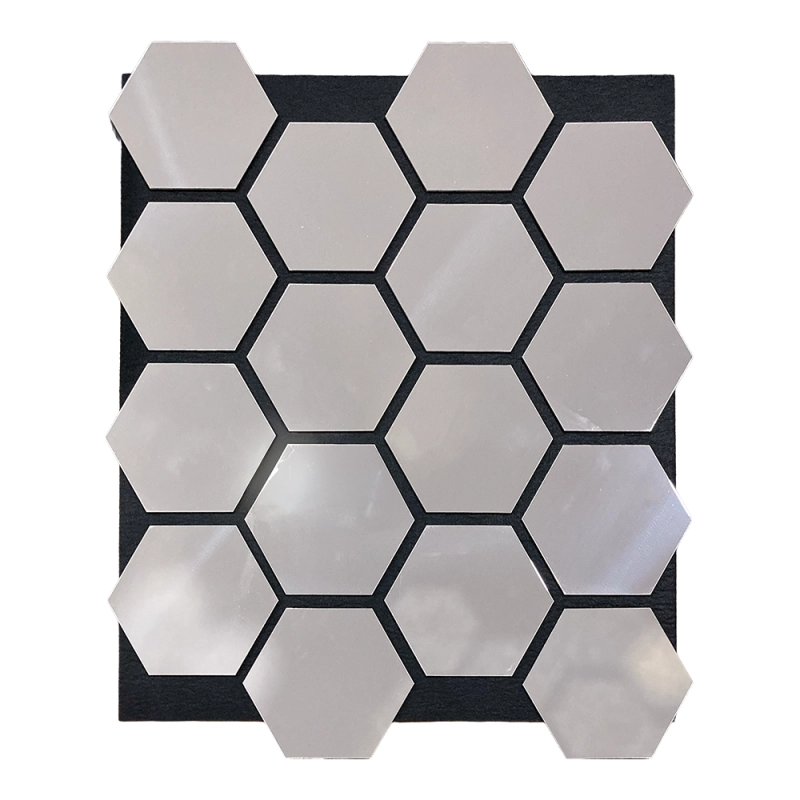 Panou acustic Silver - Honeycomb