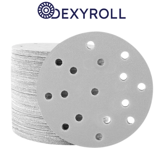 Disc Velcro din oxid de aluminiu, 15 găuri P320 - ø150mm