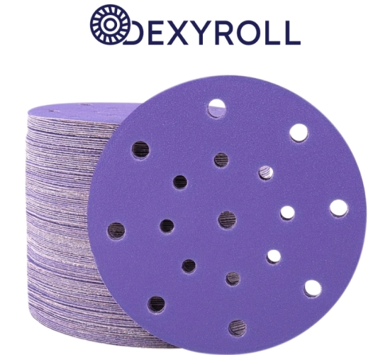 Disc ceramic Velcro, 17 găuri P220 - ø150mm