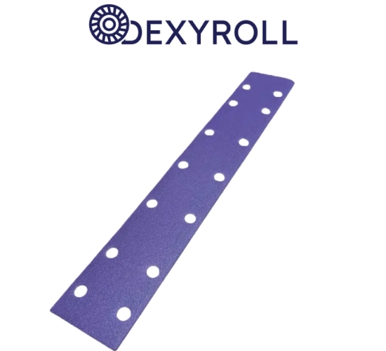Bandă ceramică Velcro, 14 găuri P240 - 70x420mm