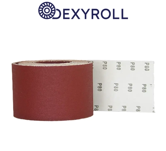 Șmirghel roșu P180 - 115mm x 25m